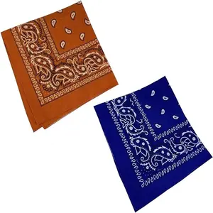 头巾围巾方形定制标志印花廉价优质产品棉涤纶头饰发巾