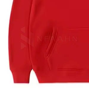 Survêtement à manches longues coupe ajustée 100% coton à motif solide et col à capuche grande taille surdimensionné pour hommes - Product Image 6