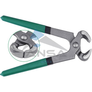 Pince à sabot 8 "avec poignées en plastique Outil de maréchal-ferrant en acier au carbone robuste pour tailler et couper les sabots Vache Âne Chèvre - Product Image 2