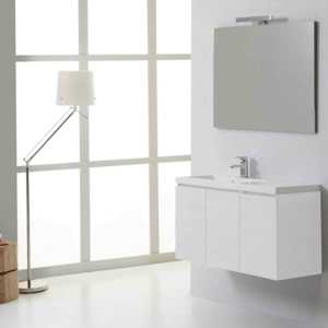 ตู้ห้องน้ำประหยัดพื้นที่ Miami 90 ซม. ประตูซ้าย ชุดห้องน้ำดีไซน์หรู - Product Image 1