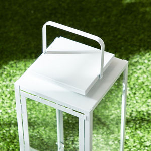 แท่นวางเทียนทำด้วยมือทำจากโลหะสีขาวหรูหราสไตล์คลาสสิกเหล็ก/เอสเอส/ทองเหลืองสำหรับงานแต่งงานคริสต์มาสของตกแต่งบ้าน - Product Image 4