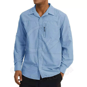 100% camisas Cargo de algodón cuello Polo camisas de secado rápido para hombres características transpirables logotipo impreso por encargo - Product Image 2