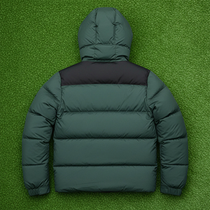 Chaqueta Bomber de Alta Calidad para Hombre, de Poliéster/Algodón, Estilo Urbano de Dos Tonos, Chaqueta de Invierno Acolchada con Capucha y Estampado Personalizado - Product Image 2