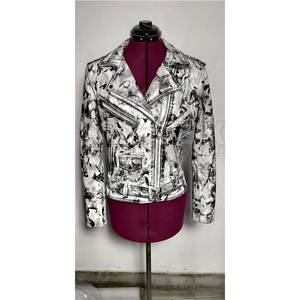 Veste en cuir pour femmes sur mesure de haute qualité produit fini haut pour les vêtements d'automne - Product Image 2