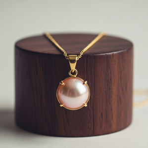 Cadena delicada de Plata de Ley 925 al por mayor, colgante de cristal curativo con Perla Rosa natural Bohemia, colgantes de moda - Product Image 2