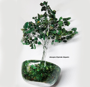 Árbol de Ágata Verde con Base de Resina de Jade Verde, Árboles de Ágata Semipreciosos Curativos para Regalos, Compre en Amayra Crystal - Product Image 6