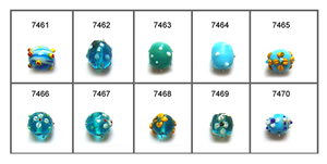 Luxury Handmade Unique Product Dotted Decoration Glass <b>Beads</b> for Jewelry Making Gorgeous Dotted Glass <b>Beads</b> for <b>Bracelet</b> Making - Product Image 2