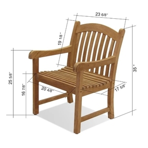 Ensemble de meubles de jardin, banc d'extérieur, fabriqué en Indonésie - Product Image 6