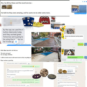 หัวเจียร<span class=keywords><strong>เพชร</strong></span>แบบเปลี่ยนได้ Bontai Personalized Ready Lock Diamond Redi Lock PCD สำหรับงานเจียรคอนกรีต - Product Image 5