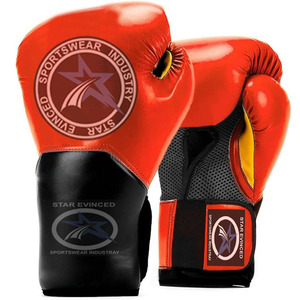 Gants d'entraînement de boxe MMA professionnels de style 2025, 14 oz, cuir de vachette de haute qualité, personnalisables, colorés, ajustables pour - Product Image 1
