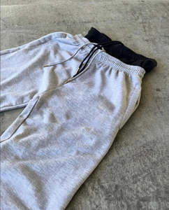 2025-26 nouveau Style usine haute qualité Baggy Fit pantalons décontractés blanc jambe large Double taille Sport pantalon OEM entretenu - Product Image 5