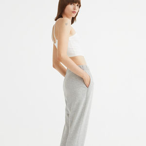 Pantalon décontracté de couleur unie en gros Nouveau pantalon de jogging long avec décoration en dentelle Fermeture à cordon XS Pantalon évasé - Product Image 4