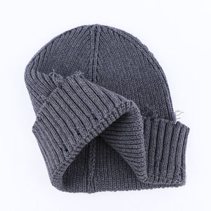 Gorro de Punto Cálido de Invierno, 100% Acrílico, Jacquard con Logotipo Bordado, Gorros de Comercio Exterior de Colores - Product Image 1