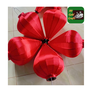 Farolillos de seda vietnamitas duraderos para eventos de jardín al aire libre Iluminación decorativa de larga duración para fiestas y celebraciones - Product Image 1