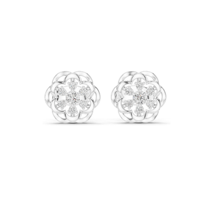 Boucles d'oreilles en diamant de laboratoire pour femmes, 0,176 CT, clarté VVS-VS EF, or 18 carats, 14 carats, 10 carats et argent 925, rose, jaune, blanc - Product Image 5