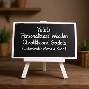 Gadget Personalizzabili in Legno con Lavagna Yelets, Memo e Lavagnetta Personalizzabili - Product Image 3
