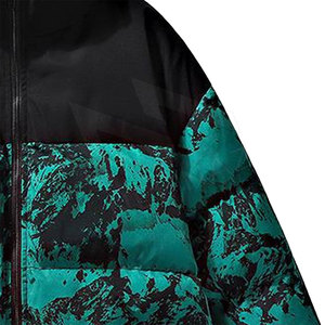 2024 hommes grande taille hiver Softshell doudoune matelassé à capuche avec col montant brillant coton rembourré pour hommes en plein air - Product Image 4