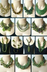 Collar de resina hecho a mano para damas y niñas, joyería de moda india con símbolo cristiano, promoción exclusiva para modelo Natural - Product Image 4