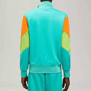 Chaqueta Deportiva de Moda para Hombre, Cuello Alto Delgado, Poliéster/Nailon/Spandex, Cortavientos con Cierre, Logotipo y Color Personalizados, Servicio OEM - Product Image 6