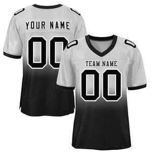 2026 Hot Sale Unisex Custom Sublimation American Football Jersey Plus Size Short Sleeve Embroidered Stitched Design - Product Image 2