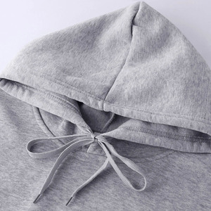 เสื้อสเวตเตอร์สวมหัวมีฮู้ดโอเวอร์ไซส์สำหรับผู้ชายเสื้อกันหนาวผ้าฝ้ายแบบสวมหัวทรงหลวมเสื้อมีฮู้ดแขนยาวลำลองแฟชั่น - Product Image 5