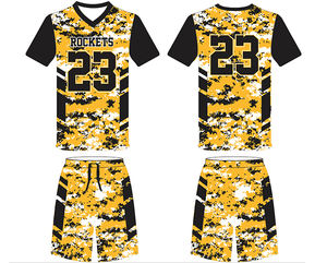 Uniformes de Fútbol Americano 7v7 Sublimados Personalizados de Alta Calidad, Talla XL, Nombre del Equipo Personalizado, Secado Rápido y Transpirable - Product Image 2