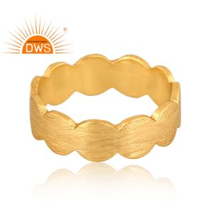 Anillo de Plata de Ley 925 chapado en oro de 18k, joyería fina - Product Image 3