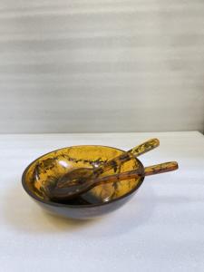 Bol à salade en résine époxy de qualité supérieure, décoration personnalisée pour la maison, vaisselle, vaisselle de table, bol à dessert et à fruits secs au meilleur prix - Product Image 5