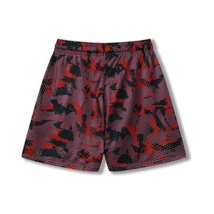 Mesh Men's Casual Shorts Wholesale Customization Design Logo Sublimated High Quality Sportswear Polyester/Cotton Elastic Waist - Product Image 5