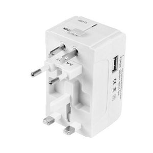933L 4-in-1 Travel <b>Adapter</b> with EU <b>UK</b> AU US <b>Plugs</b> and USB Charger - Product Image 1