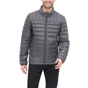 Veste matelassée chaude en tissu personnalisé pour hommes, veste à bulles de style streetwear personnalisée, vêtements d'extérieur décontractés pour tous les jours - Product Image 1