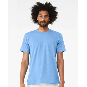 BELLA + CANVAS - CVC Jersey Tee - 3001CVCHeather Cardinal Airlume Algodón/poliéster Transpirable Ideal para impresión personalizada - Product Image 4