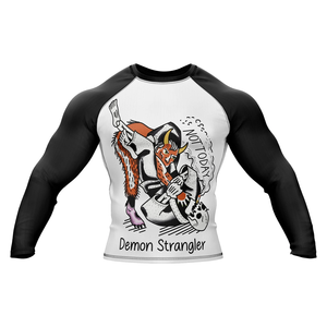 Rashguard de Nailon Transpirable con Estampado Personalizado para Hombre, Manga Corta, Económico, Sin Gi, para Deportes de MMA, por el Fabricante - Product Image 1