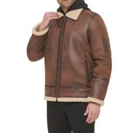 Dernière édition - Veste bomber en cuir d'agneau véritable avec doublure en soie, respirante, idéale pour l'hiver