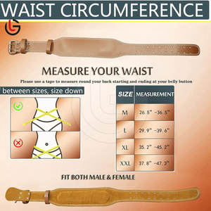 Vêtements d'entraînement Ceinture d'haltérophilie à vendre Ceinture en cuir d'haltérophilie de haute qualité fabriquée au Pakistan - Product Image 5
