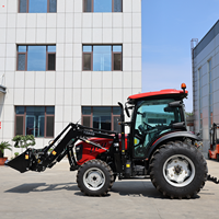 Tracteur agricole utilitaire Euro V 75 CV 4x4 avec cabine climatisée et chauffée et bonnes performances de démarrage à froid