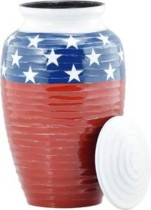 Urnas de aluminio de cremación para cenizas Urna de metal funeraria para adultos - Product Image 2