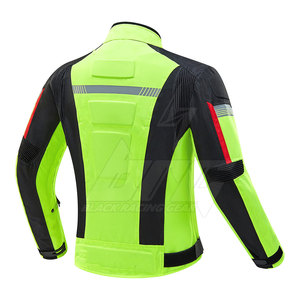 Veste textile de moto imperméable, coupe-vent et ignifuge pour usage extérieur en hiver, nylon/polyester, vente en gros de vêtements de sport - Product Image 3