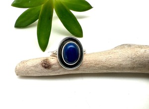 925 Plata estampada regalo de boda anillo de diseñador clásico joyería 925 plata esterlina hecha a mano piedras preciosas tendencia lapislázuli anillo de promesa - Product Image 2