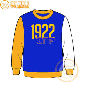 Sudadera de lana de algodón Sigma Gamma Rho personalizada de alta calidad, Jersey bordado, chaqueta para mujer, ropa griega, estilo de hermandad - Product Image 4