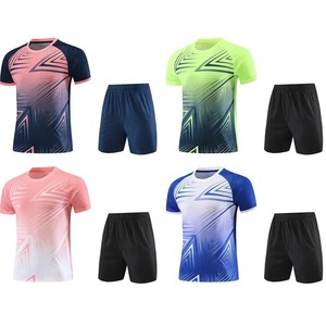Chemise et short de Football de haute qualité hommes et enfants jeux à l'extérieur Kits de maillots de Football à manches courtes uniforme vêtements d'entraînement - Product Image 6