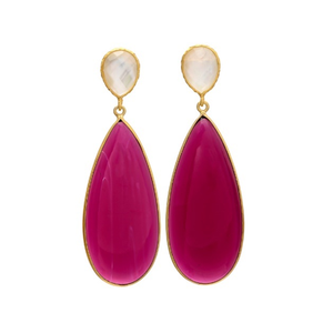 Boucles d'oreilles en argent Sterling 925 en forme de poire, nouvelle collection - Product Image 1