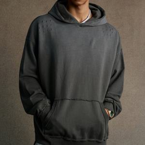 Sudadera con Capucha Extra Grande de Estilo Vintage, Mezcla de Algodón, Resistente al Viento, Personalizable, Unisex, Deportiva, para Otoño e Invierno - Product Image 3