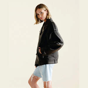 100% chaqueta de Moto de gran tamaño de cuero genuino Lamba Completamente forrada con acolchado transpirable ligero de alto rendimiento - Product Image 3