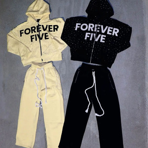 Dernière conception de gros OEM hommes deux tons couleur bloc survêtement décontracté surdimensionné Boxy survêtement - Product Image 4