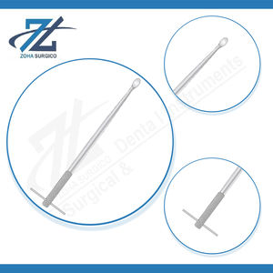 เครื่องมือผ่าตัดชาร์นลีย์ โบน คิวเรต แบบใช้มือ ด้ามจับรูปตัว T ยาว 380 มม. ขนาดใหญ่ 20x14 มม. ผลิตจากสแตนเลสเกรดผ่าตัด ได้รับการรับรองมาตรฐาน CE จากผู้ผลิต - Product Image 4