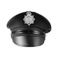 Casquette de capitaine officier multicolore de haute qualité fabriquée en laine casquettes d'officier chapeaux avec casquette d'officier réglable en tissu de qualité supérieure