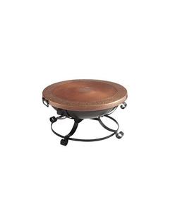 Foyer robuste en cuivre durable et fer forgé, idéal pour un divertissement élégant et fonctionnel dans le jardin. - Product Image 5