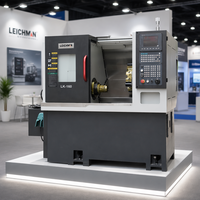 Tour CNC à banc incliné compact avec système de refroidissement haute pression, structure rigide pour broches de précision et barres de 45 mm LK-160