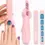 Lot d'autocollants 2D DIY pour ongles, motif Kawaii, pour manucure enfant, auto-adhésifs, pour décorations d'été et de printemps, en plastique et coque métallique - Product Image 4
